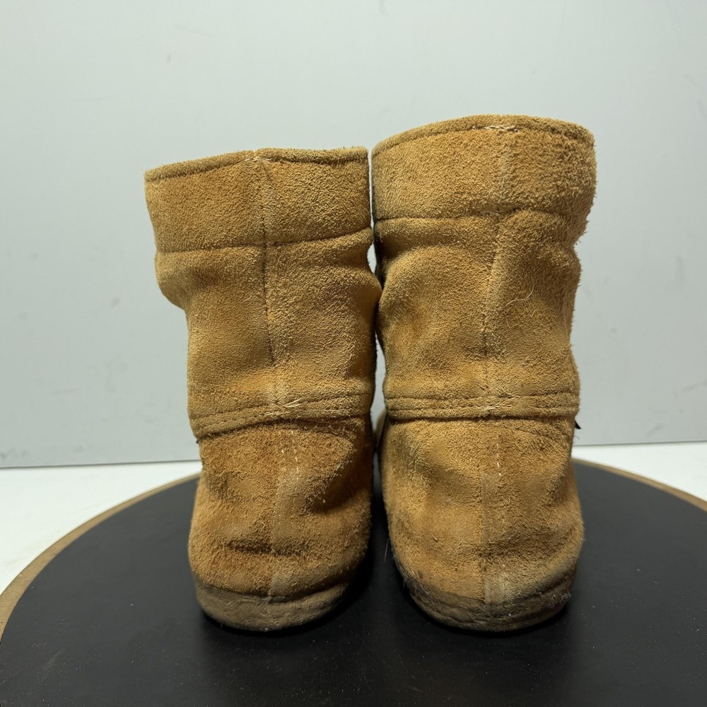 Steger Mukluks Boots Womens Size 9 Brown Suede Winter Snow Pull On Made USA - Picture 7 of 10